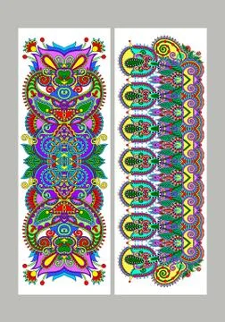 Template layout specially for sublimation printing on standard m 스톡 일러스트