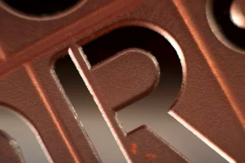 Template with letter R Stock Photos