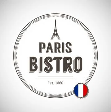 Template logo for bistros Stock Illustration
