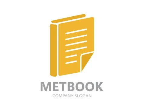 Template logo for the library or bookstore Stock Illustration