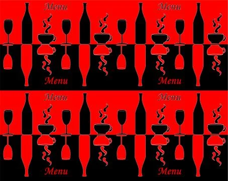 Template of menu for restaurant or coffee shop vector Stock Illustration