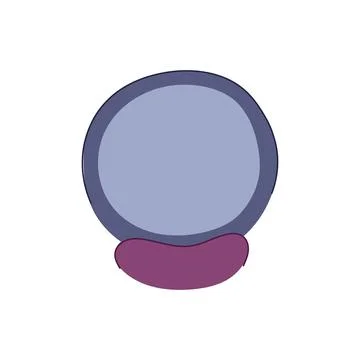 Template mouse pad cartoon vector illustration Stock Illustration