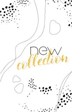 Template New collection Stock Illustration