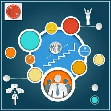 Template for office Stock Illustration