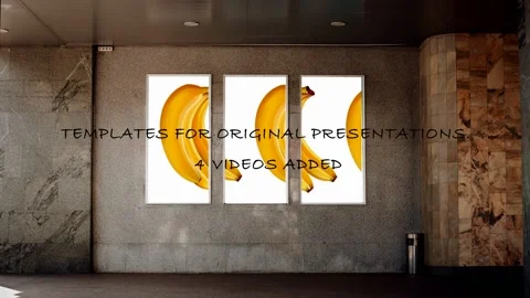 Template for original videos. 4 video - included.  After Effects	Stock