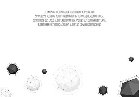 The template for the page design. Background in a geometric style of triangle Stockillustratie