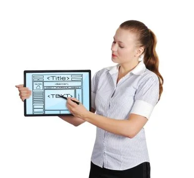 Template page Stock Photos