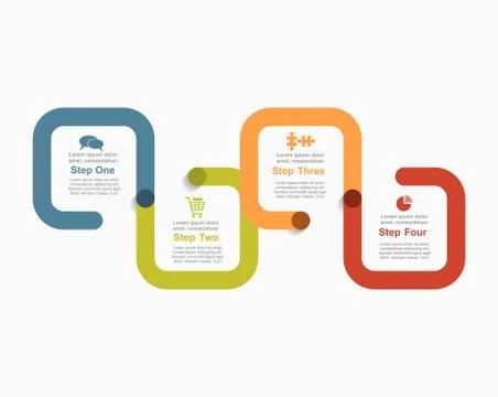 Template with place for your data. Vector illustration Stockillustratie