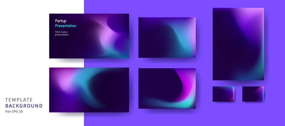 Template presentation background Abstract Stock Illustration