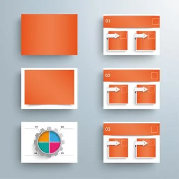 Template Presentation Slides Illustrazione stock