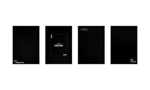 Template for promotions or presentations. Set of cover design templates with  Stock Illustration