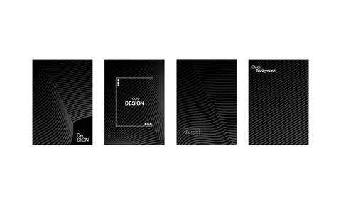 Template for promotions or presentations. Set of cover design templates with  Stock Illustration
