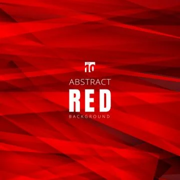 Template red shapes triangles overlapping with shadow background and texture. Illustrazione stock