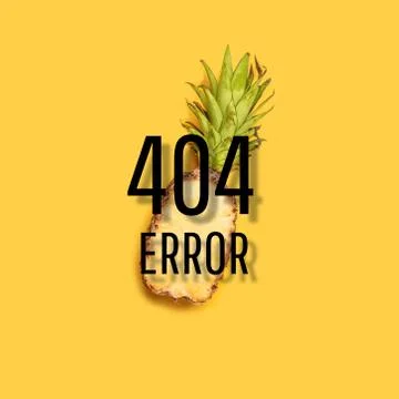 Template reports that the page is not found. Stock Illustration