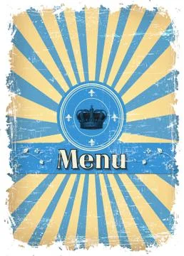 Template for a restaurant menu Stock-Illustration