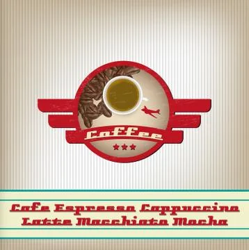 Template for a restaurant menu Stock Illustration