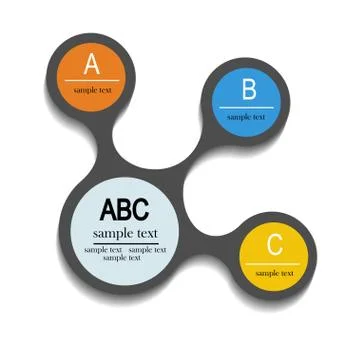 Template for scheduling, information Stock Illustration