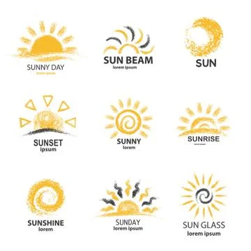 Template for suny logo Stock Illustration