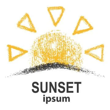 Template for suny logo Stock Illustration