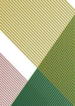 Template for the text intersection of colored stripes. Ilustração Stock