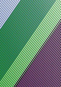 Template for the text intersection of colored stripes. イラスト素材