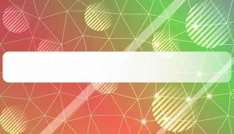 Template with triangles, line, circle, space for text. Gradient color. Design Stock Illustration