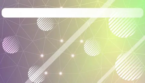 Template with triangles, line, circle, space for text. Gradient color. Design イラスト素材