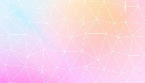 Template with triangles. Soft Color Gradient Background. Design for you busin Stock Illustration