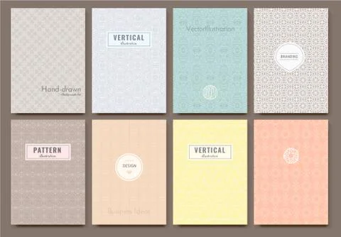 Template vector cards Stock Illustration