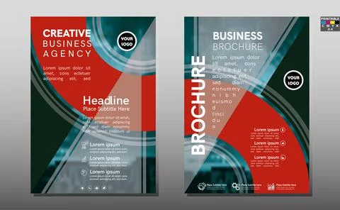 Template vector design for Brochure, Annual Report, Magazine, Poster, Corpora Stock Illustration