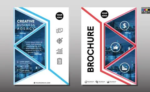 Template vector design for Brochure, Annual Report, Magazine, Poster, Corpora Stock Illustration