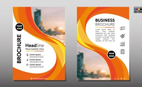 Template vector design for Brochure, Annual Report, Magazine, Poster, Corpora Illustrazione stock