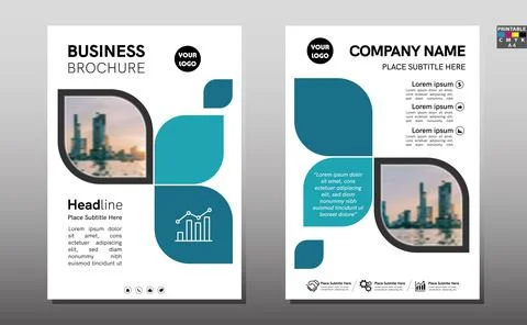 Template vector design for Brochure, Annual Report, Magazine, Poster, Corpora Stock Illustration