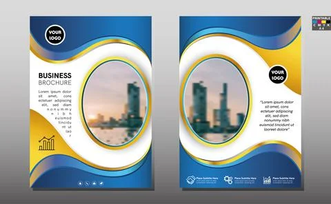 Template vector design for Brochure, Annual Report, Magazine, Poster, Corpora Stock Illustration