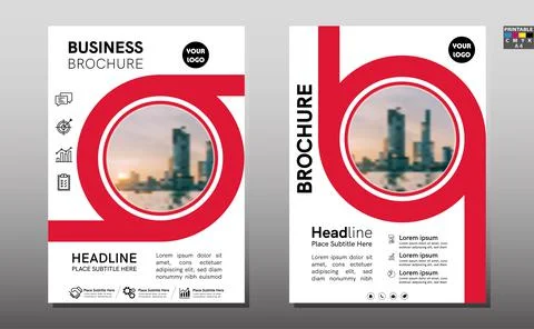 Template vector design for Brochure, Annual Report, Magazine, Poster, Corpora Stock Illustration