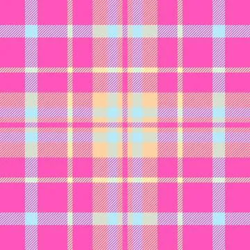 Template vector fabric texture, craft pattern check tartan. Winter plaid te.. 스톡 일러스트