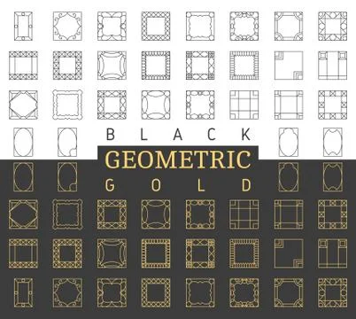 Template vector photo frames Stock Illustration