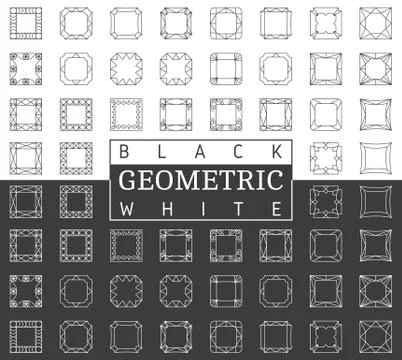 Template vector photo frames Stock Illustration