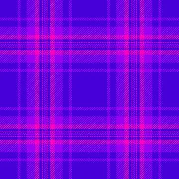 Template vector textile pattern, curtain texture check fabric. Contour seam.. Stock Illustration