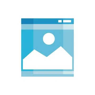 Template web page Stock Illustration