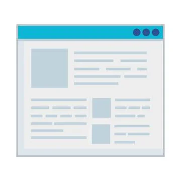 Template webpage browser icon vector illustration 스톡 일러스트