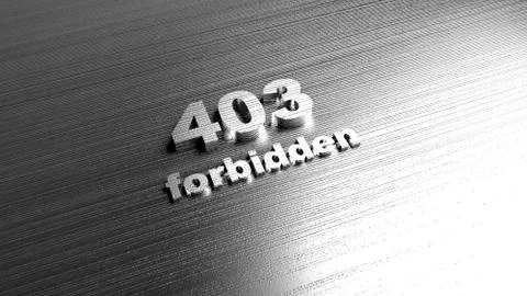 Template for website - Error 403 forbidden message 스톡 일러스트