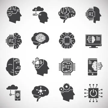 Template white background Stock Illustration