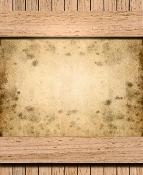 Template of wood board Stock Illustration