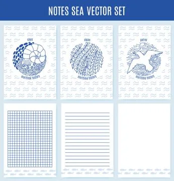 Template wrapping, notebooks vector Stock Illustration