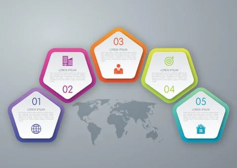 Template for your business presentation Stock Illustration