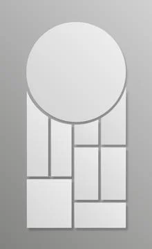 Templates for collage frames, photographs, drawings or illustrations. Vector 스톡 일러스트