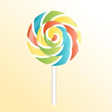 TemplateVector illustration of candy. Stock Illustration