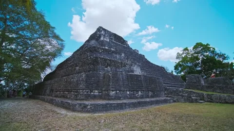 Temple 1 lined up with Sun to measure its movements during a calendar year in Stock-Footage 276288999