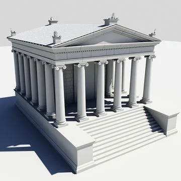 Temple 3d Model Download Pond5